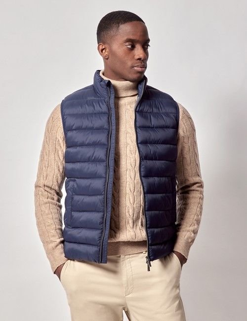 Navy Lightweight Gilet