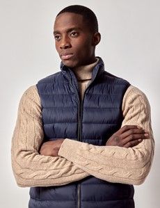 Navy Lightweight Gilet-preview3