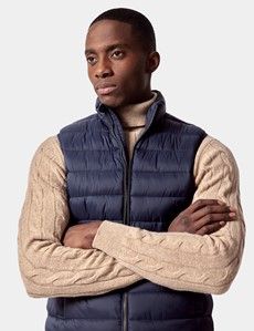 Navy Lightweight Gilet