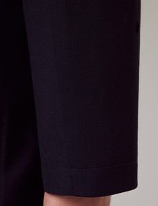 Navy Bonded Wool Mac-preview7