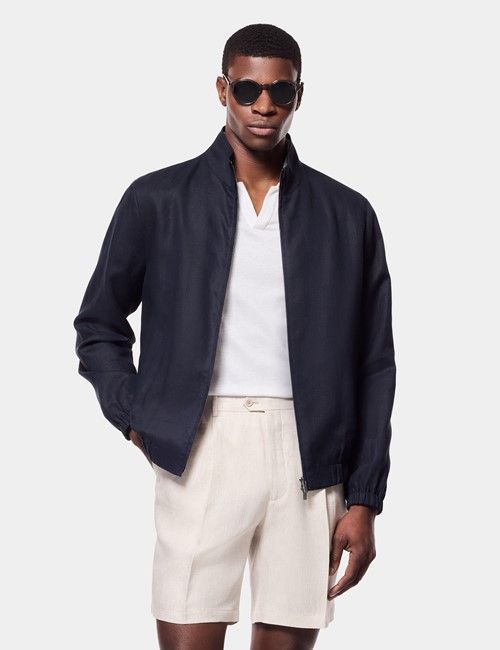 Sand Open Collar Polo Shirt