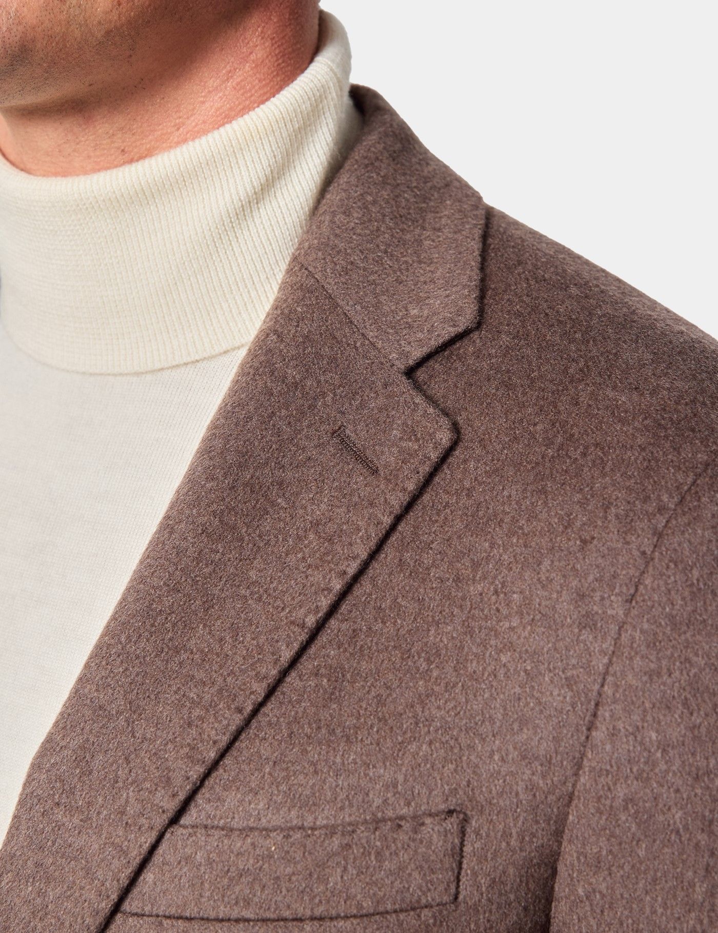 Slim Fit Taupe Blazer-preview