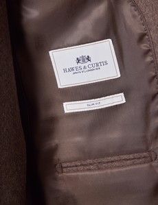 Slim Fit Taupe Blazer