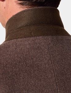 Slim Fit Taupe Blazer