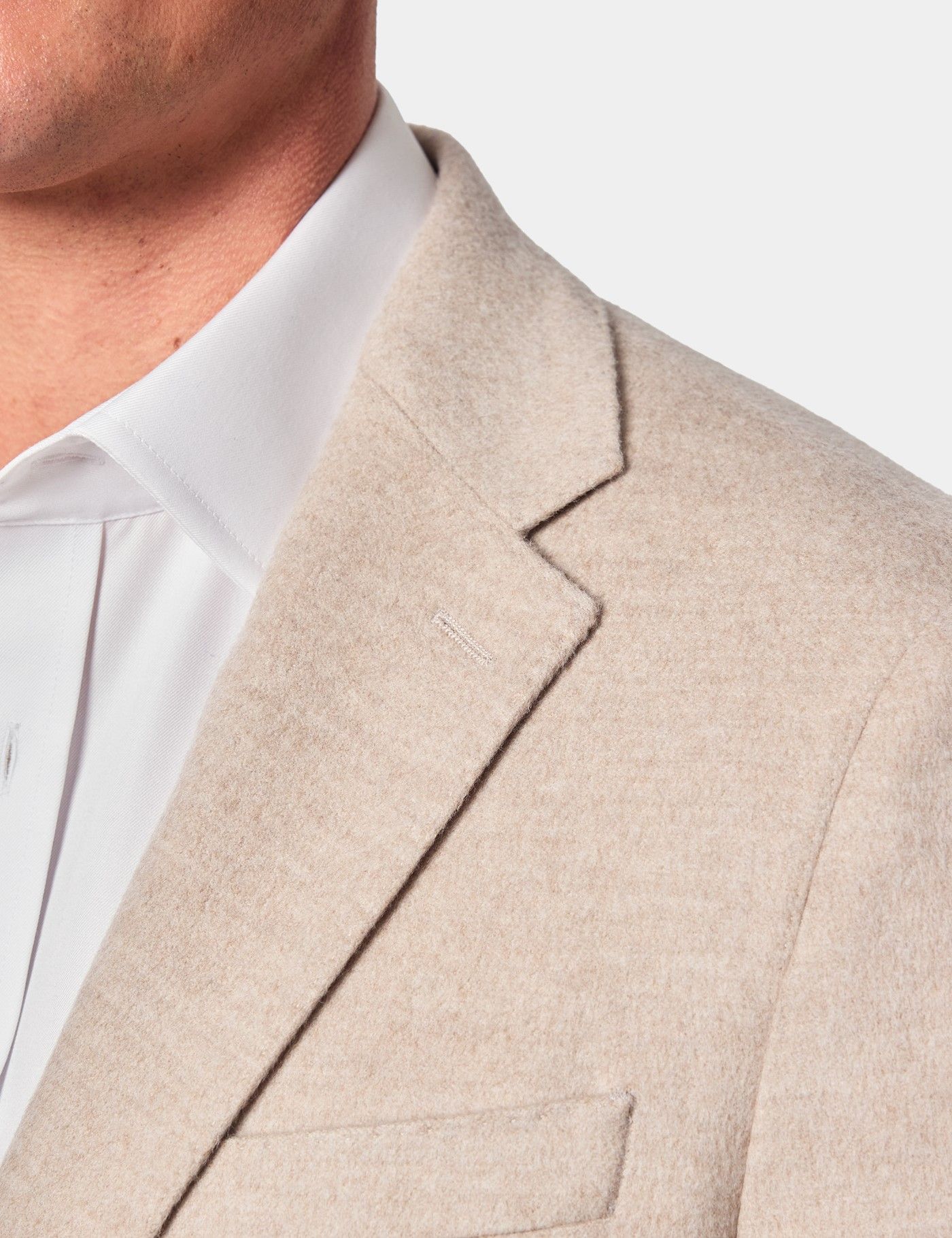 Slim Fit Beige Blazer-preview