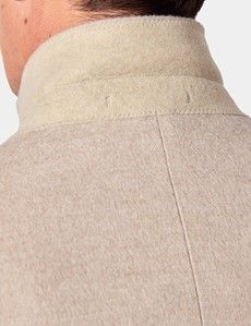 Slim Fit Beige Blazer