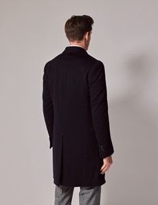 Navy Italian Wool Coat - 1913 Collection-preview6