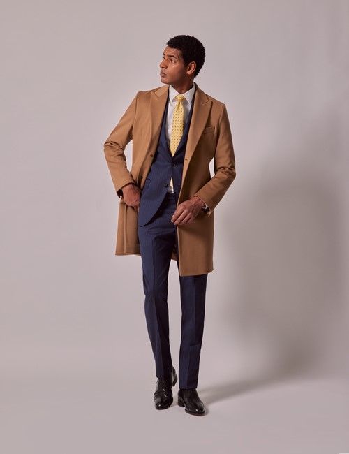 Tan Italian Wool Coat - 1913 Collection