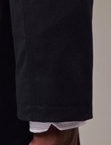 Navy Italian Cotton Blend Raincoat - 1913 Collection-preview7