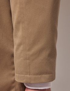 Beige Italian Cotton Blend Raincoat - 1913 Collection-preview7