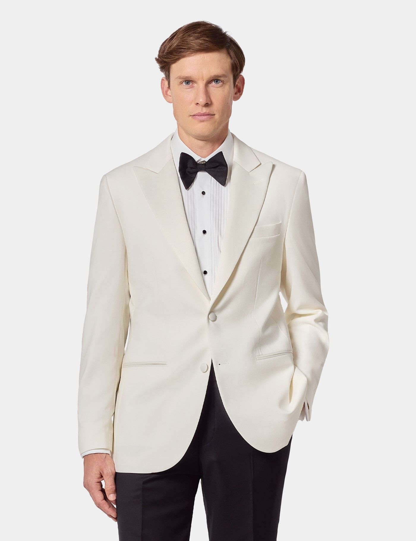 Tailored Fit White 1913 Tuxedo Jacket