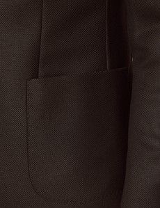 Dark Green Hopsack Wool Blazer - 1913 Collection-preview2