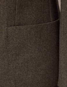 Green Flannel Wool-Mohair Blazer - 1913 Collection-preview3