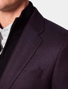 Tailored Fit Wine Twill 1913 Blazer