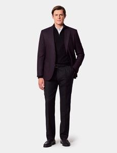 Tailored Fit Wine Twill 1913 Blazer