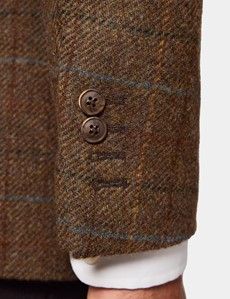 Tailored Fit Tan Check 1913 Blazer