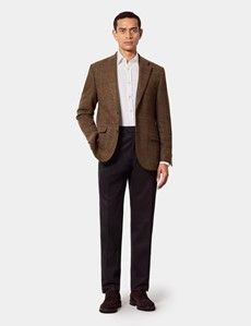 Tailored Fit Tan Check 1913 Blazer