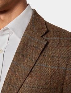Tailored Fit Tan Check 1913 Blazer