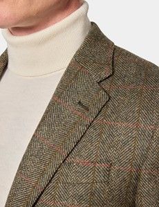 Tailored Fit Green Check 1913 Blazer