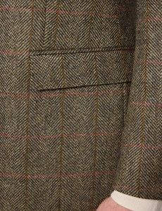 Tailored Fit Green Check 1913 Blazer