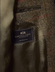 Tailored Fit Green Check 1913 Blazer