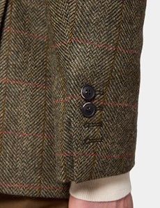 Tailored Fit Green Check 1913 Blazer