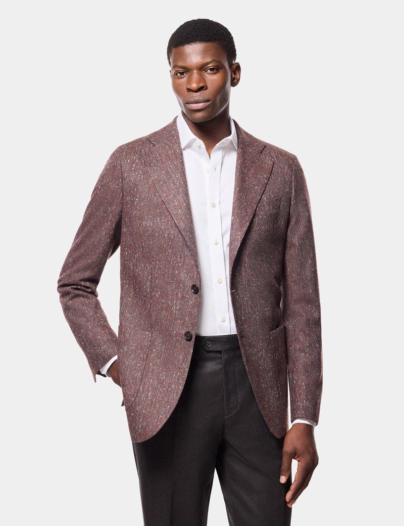 Tailored Fit Dark Wine 1913 Blazer thumbnail 3