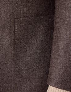 Slim Fit Brown Blazer