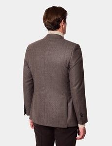 Slim Fit Brown Blazer
