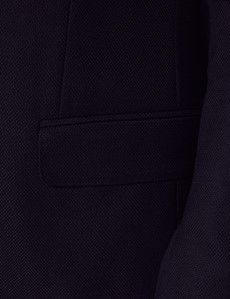 Navy Wool Slim Blazer-preview3