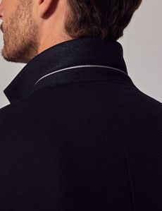 Navy Wool Slim Blazer-preview7