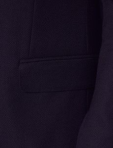 Navy Wool Slim Blazer-preview2