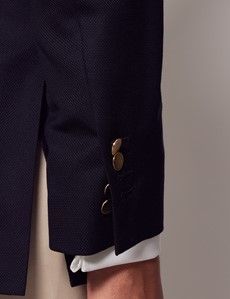 Navy Wool Classic Blazer-preview7