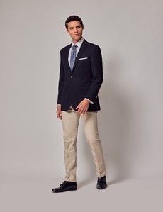 Navy Wool Classic Blazer-preview9