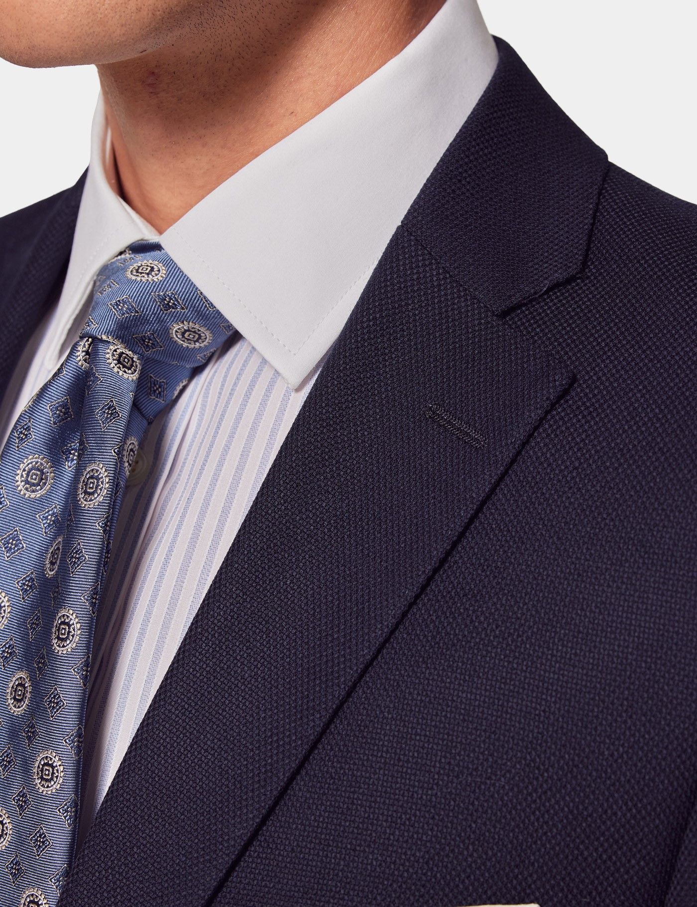 Navy Wool Classic Blazer-preview