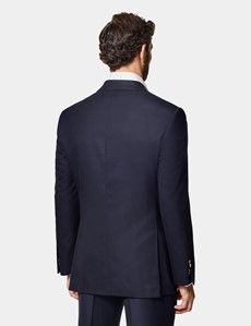 Navy Wool Classic Blazer