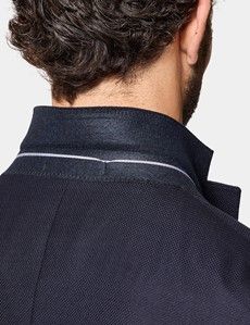 Navy Wool Classic Blazer