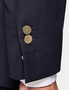 Navy Wool Classic Blazer