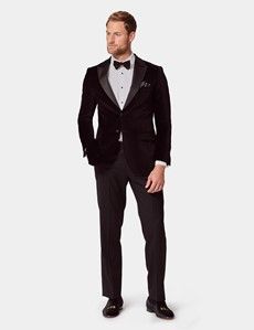 Slim Fit Black Jacket