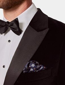 Slim Fit Black Jacket