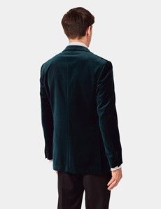 Slim Fit Dark Teal Jacket