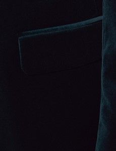 Slim Fit Dark Teal Jacket