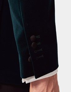 Slim Fit Dark Teal Jacket