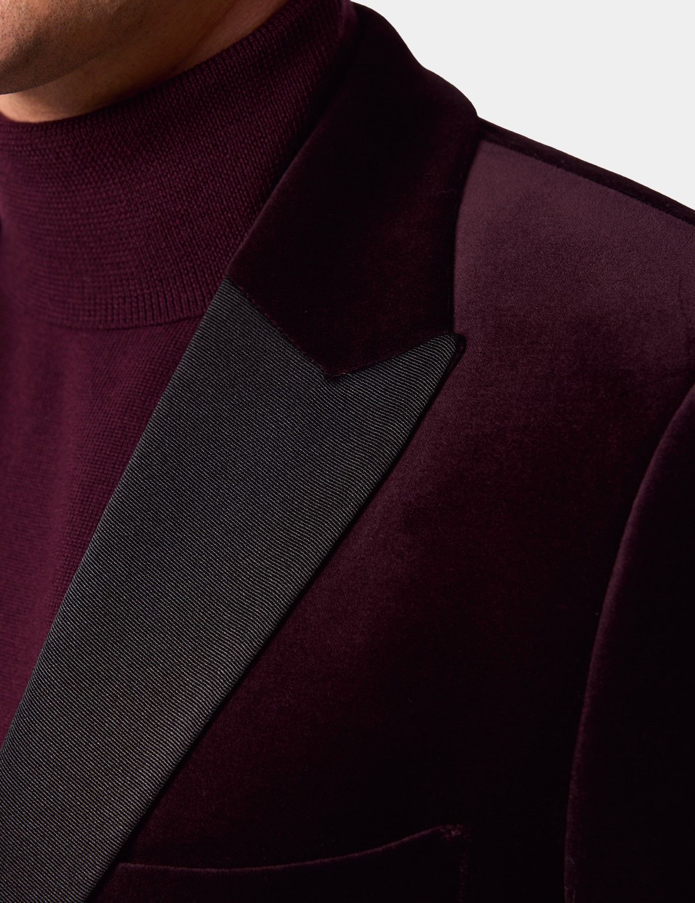 Slim Fit Wine Jacket-preview