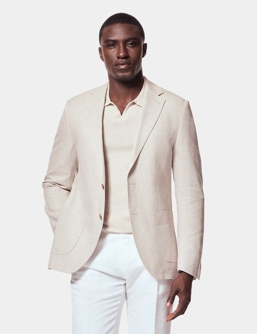 Neutral Premium Knitted Linen T-shirt