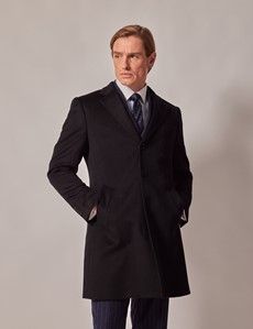 Black Wool Cashmere Overcoat-preview1