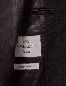 Black Wool Cashmere Overcoat-preview4