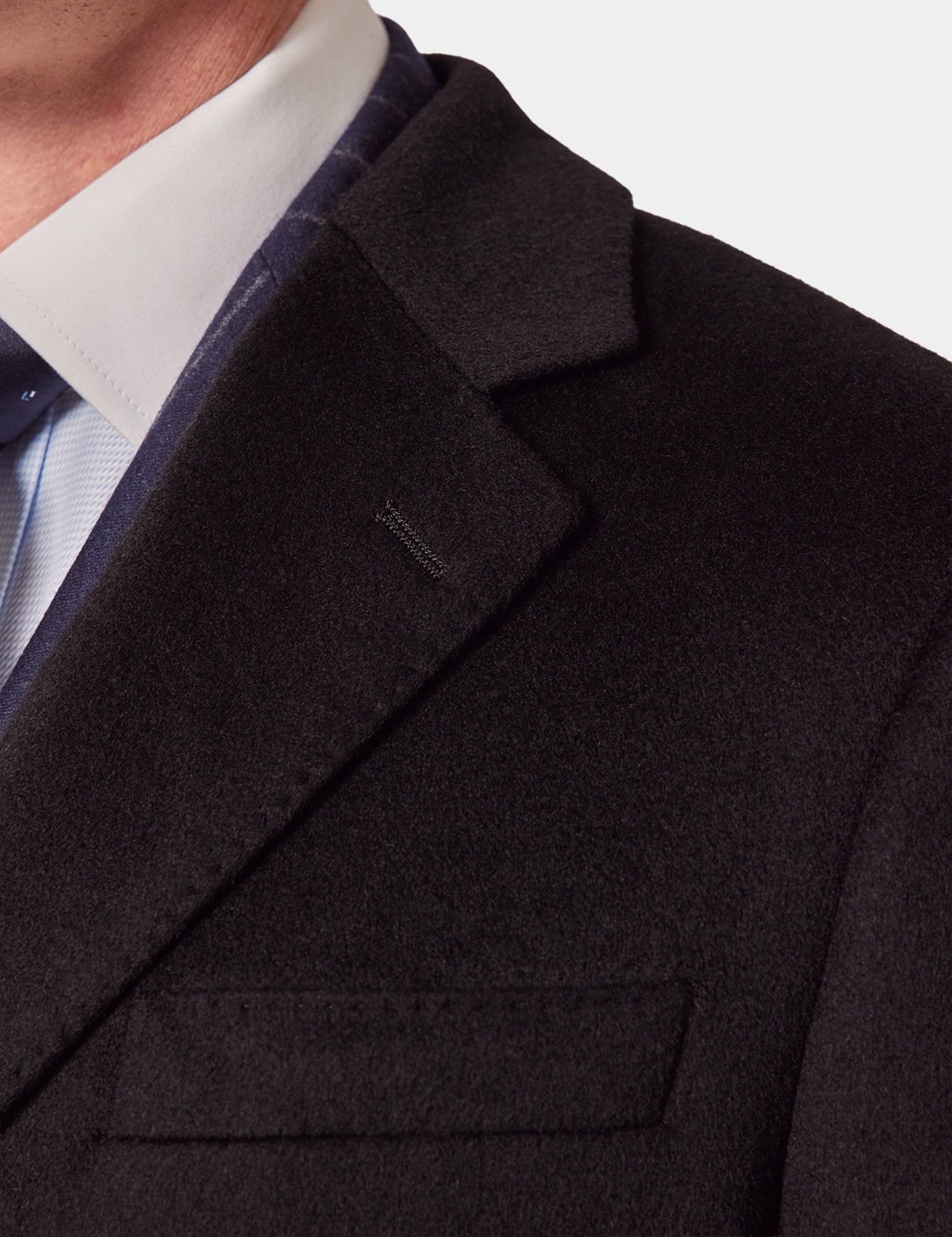 Black Wool Cashmere Overcoat-preview