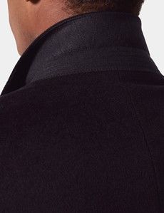 Navy Wool Cashmere Overcoat-preview4