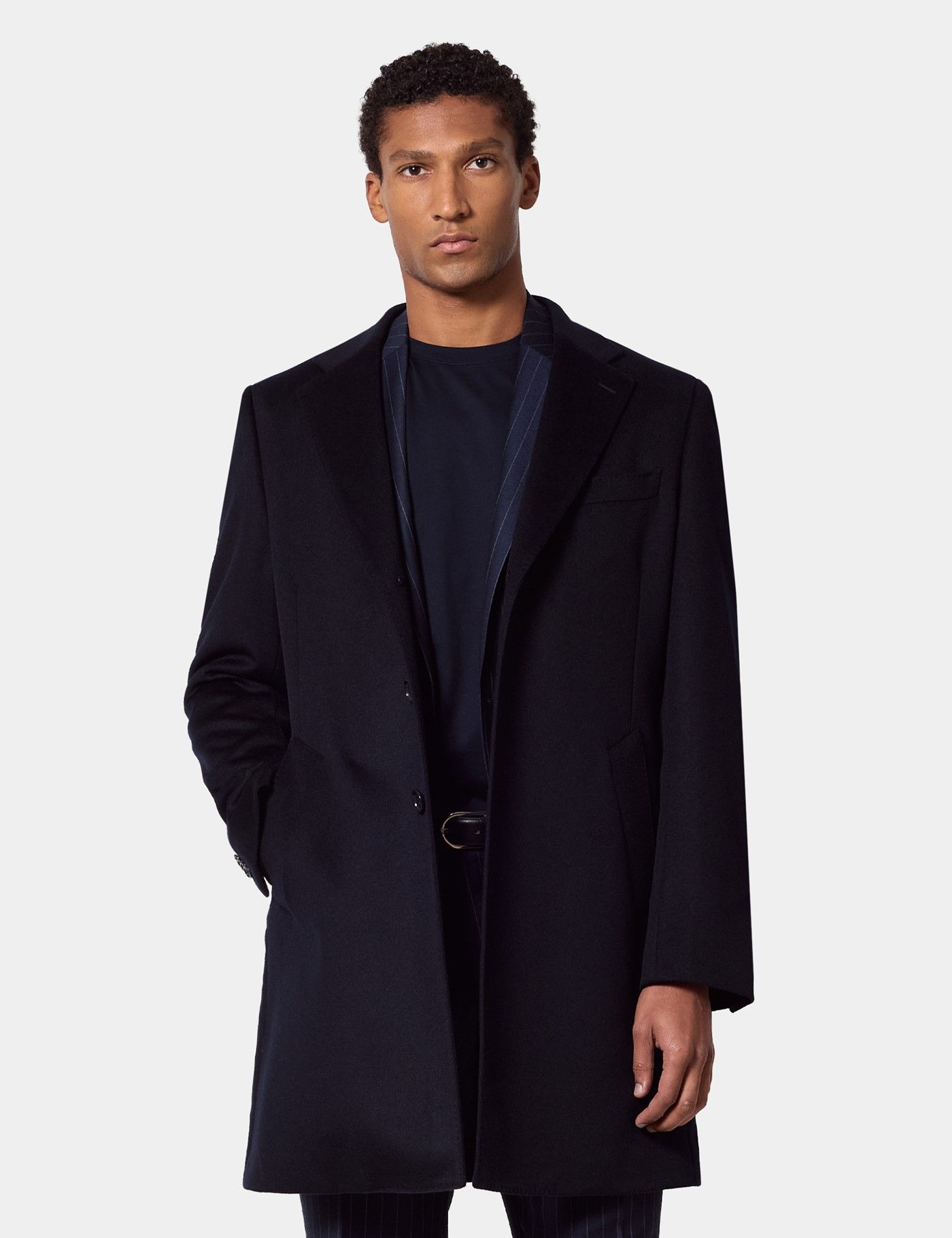 Navy Overcoat